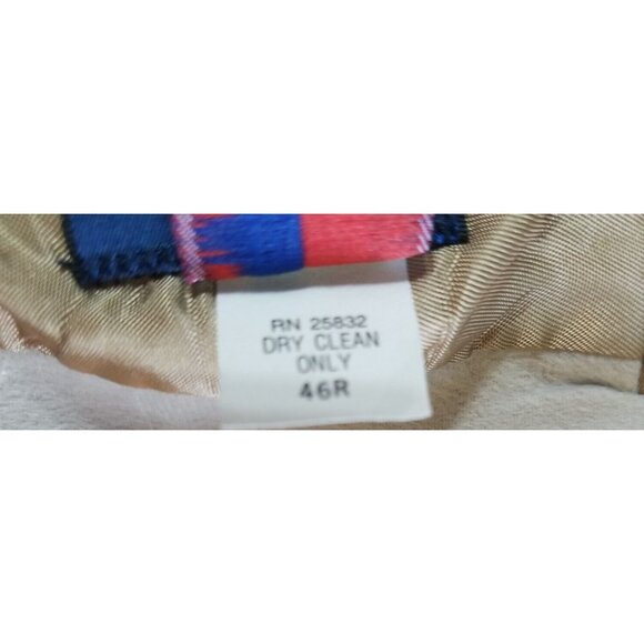 Circle S Dallas Texas Mens Blazer Sport Coat 46R Gray Micro Suede Two Button - Picture 11 of 12